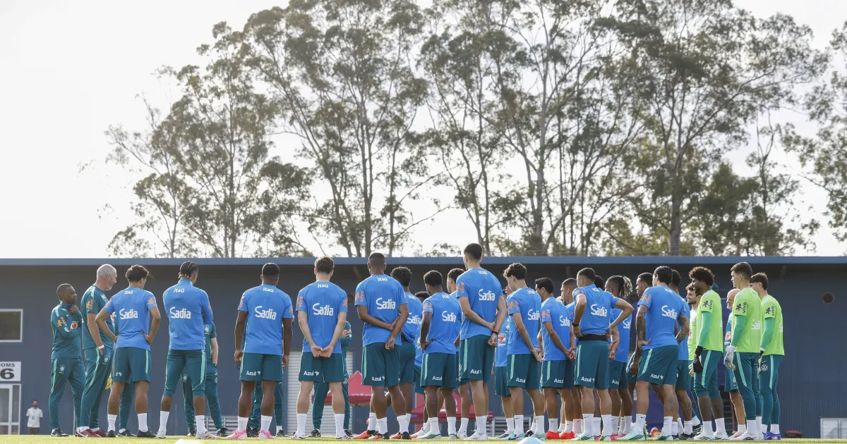 Seleção Brasileira faz 1º treino completo com Ancelotti na Austrália